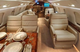 Салон самолёта Challenger 604